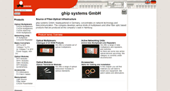 Desktop Screenshot of ghipsystems.com