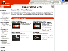 Tablet Screenshot of ghipsystems.com